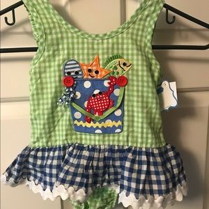 NWT adorable Mud Pie swimsuit 2T